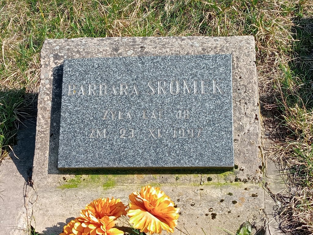Barbara Kamińska (Sromek) 1948 Bukowno - Grobonet - Wyszukiwarka osób pochowanych