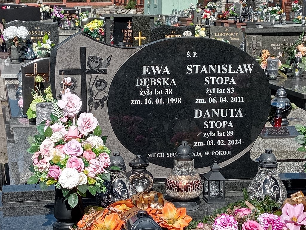 Ewa Dębska 1960 Bukowno - Grobonet - Wyszukiwarka osób pochowanych