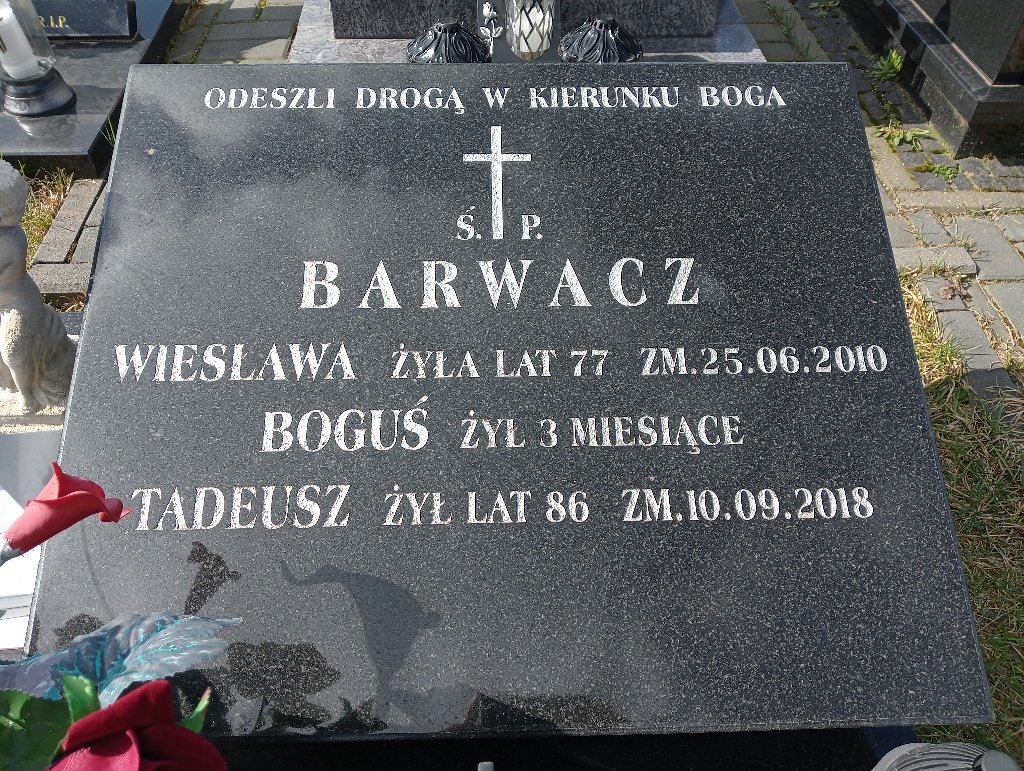Bogusław Barwacz 1959 Bukowno - Grobonet - Wyszukiwarka osób pochowanych