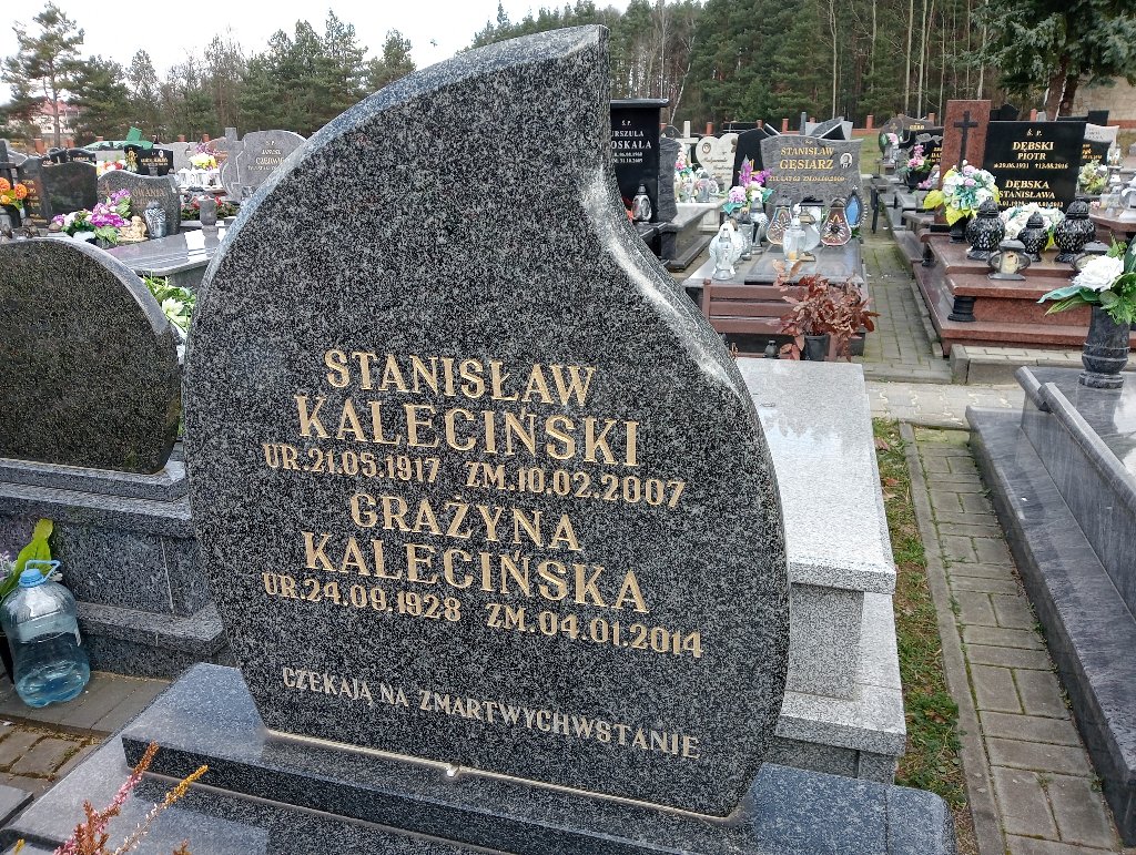 Grażyna Kalecińska 1928 Bukowno - Grobonet - Wyszukiwarka osób pochowanych