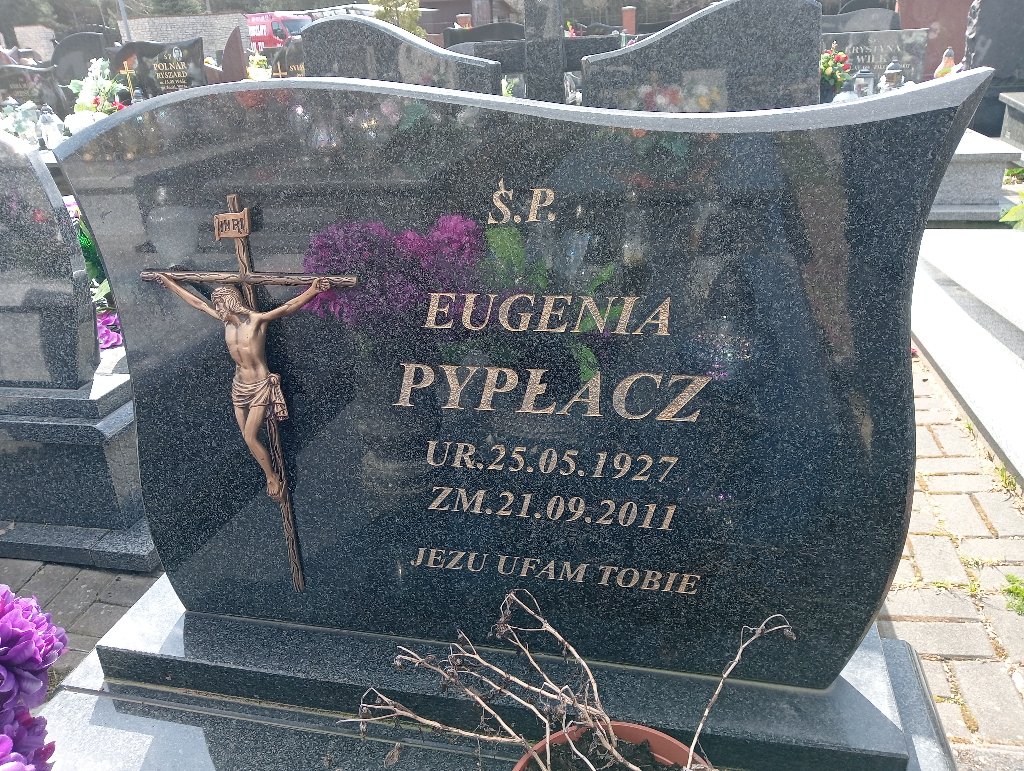 Eugenia Pypłacz 1927 Bukowno - Grobonet - Wyszukiwarka osób pochowanych