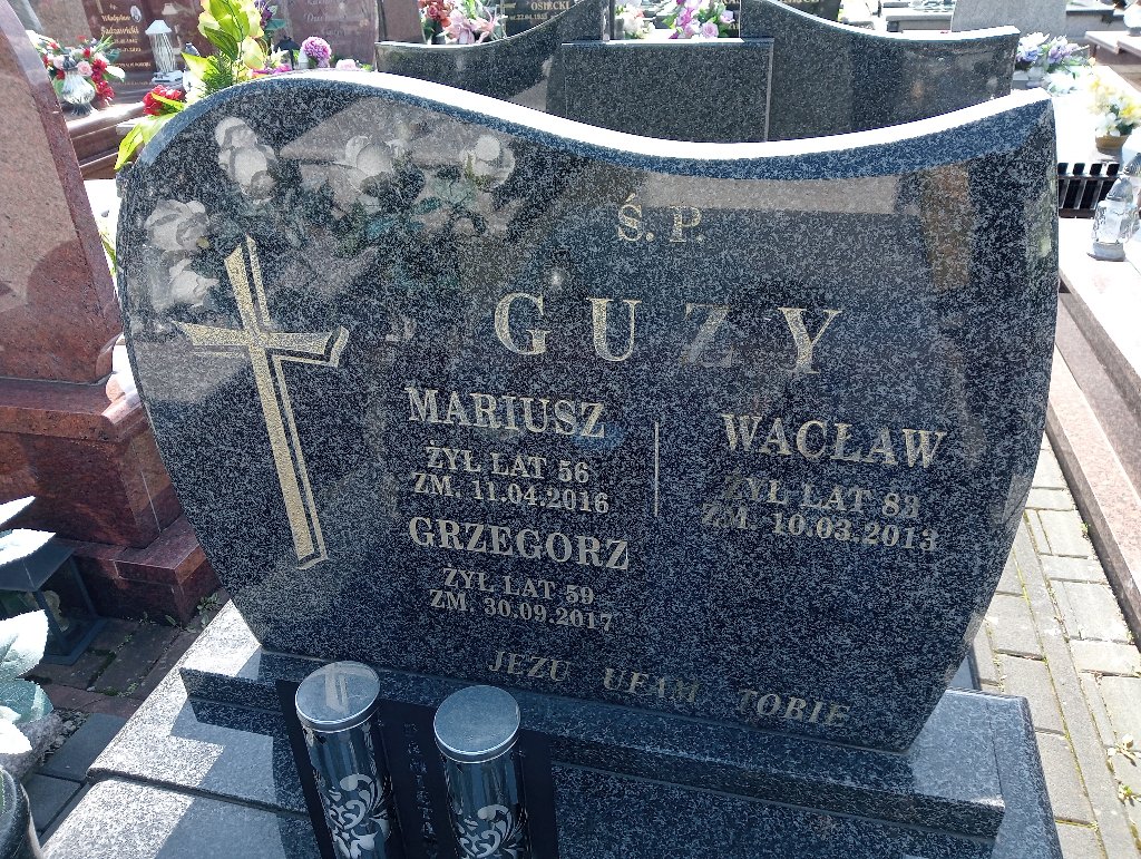 Mariusz Guzy 1960 Bukowno - Grobonet - Wyszukiwarka osób pochowanych