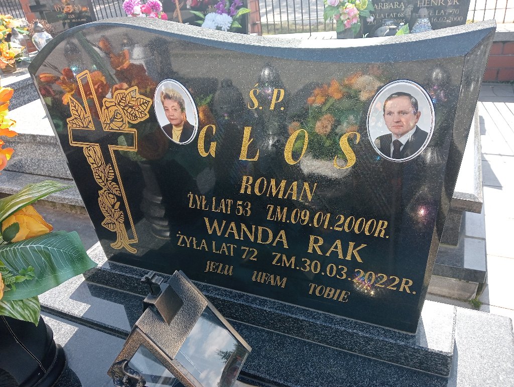 Roman Głos 1946 Bukowno - Grobonet - Wyszukiwarka osób pochowanych