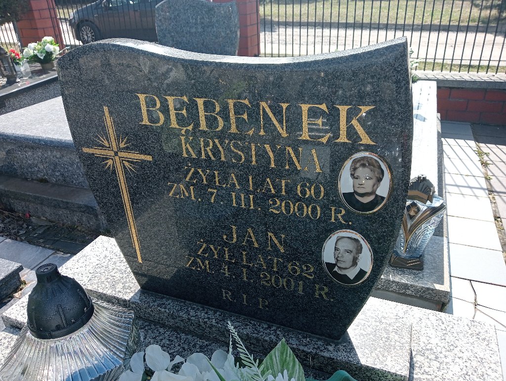 Jan Bębenek 1938 Bukowno - Grobonet - Wyszukiwarka osób pochowanych